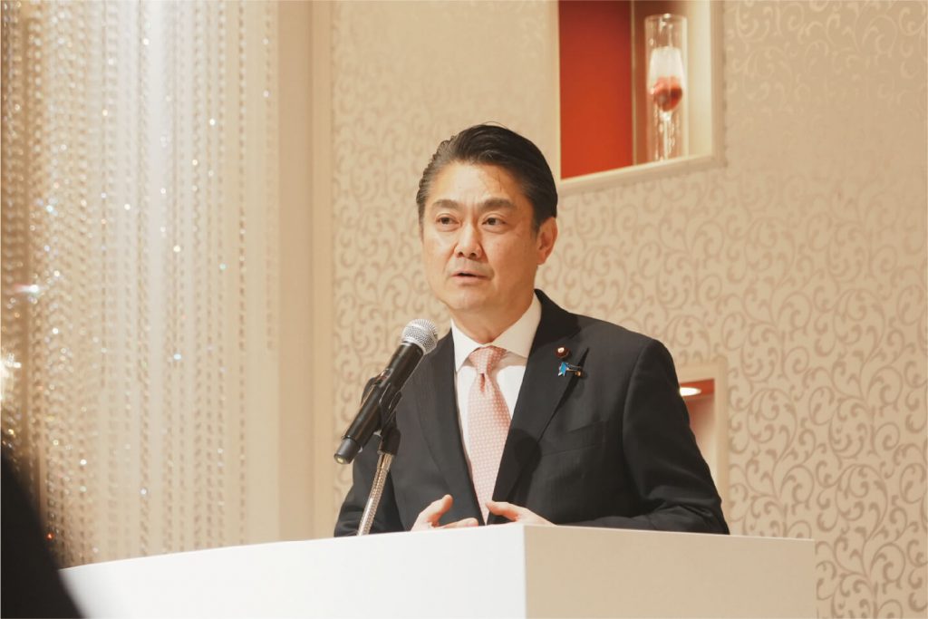 《衆議院議員　山下たかし様より祝辞》